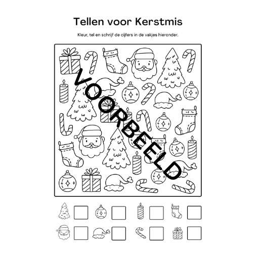 Kerstbundel - 40 pagina's - Afdrukken en klaar!